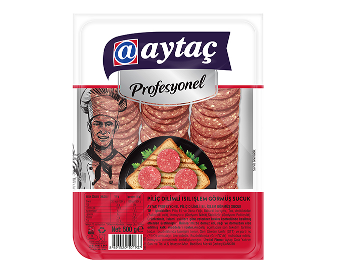 AYTAC PROF. PILIC DILIMLI SUCUK 500 GR.