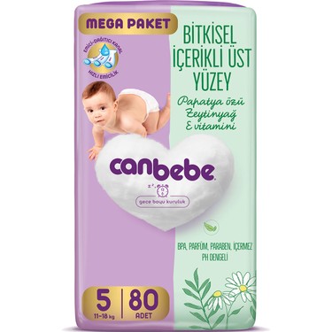 CANBEBE MEGA PAKET JUNIOR 5 NO 80 LI