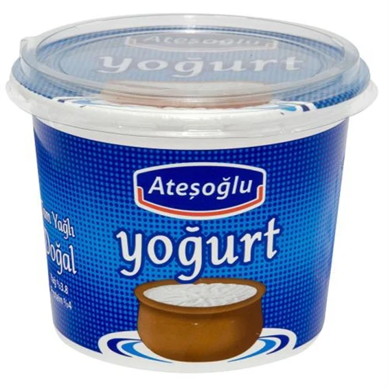 ATESOGLU YOGURT TAM YAGLI 500GR